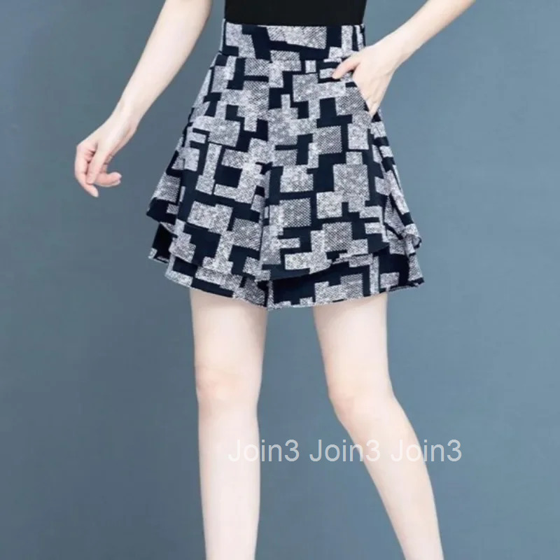 Woman Short Pants Large Size High Waist Breathable Cotton Wide Shorts for Women Stretchy Comfy Youthful Hot Summer Wholesale XL