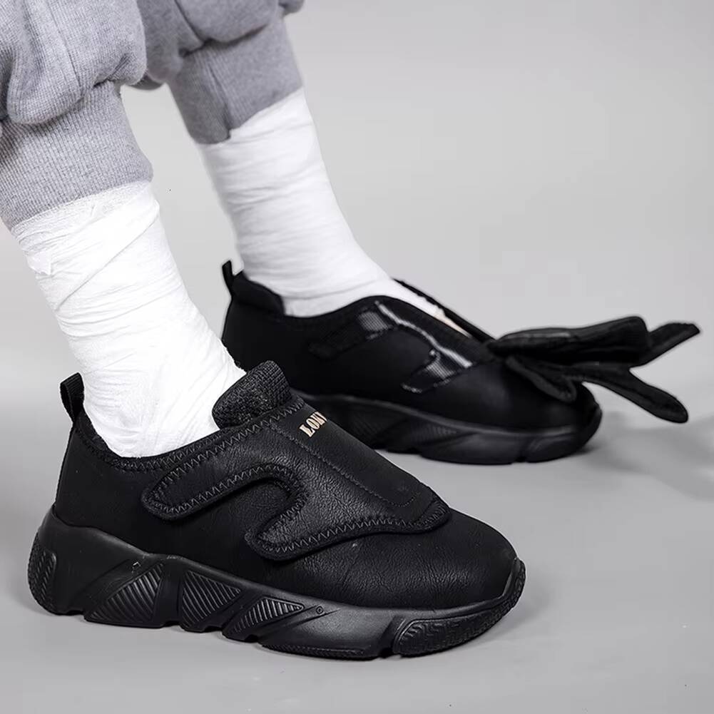 Casual Shoes Diabetic Wide Walking Shoes Non Slip Lightweight Edema Comfortable Hook And Loop Sneakers For Plantar Fasciitis Ddmysaturn