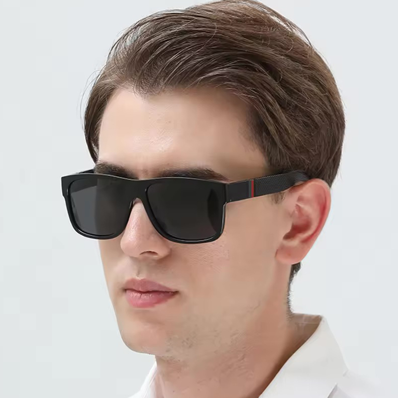 CB Square Polarized Sunglasses Men Women Retro Driving Fishing Sun Glasses UV400 Eyewear Vintage