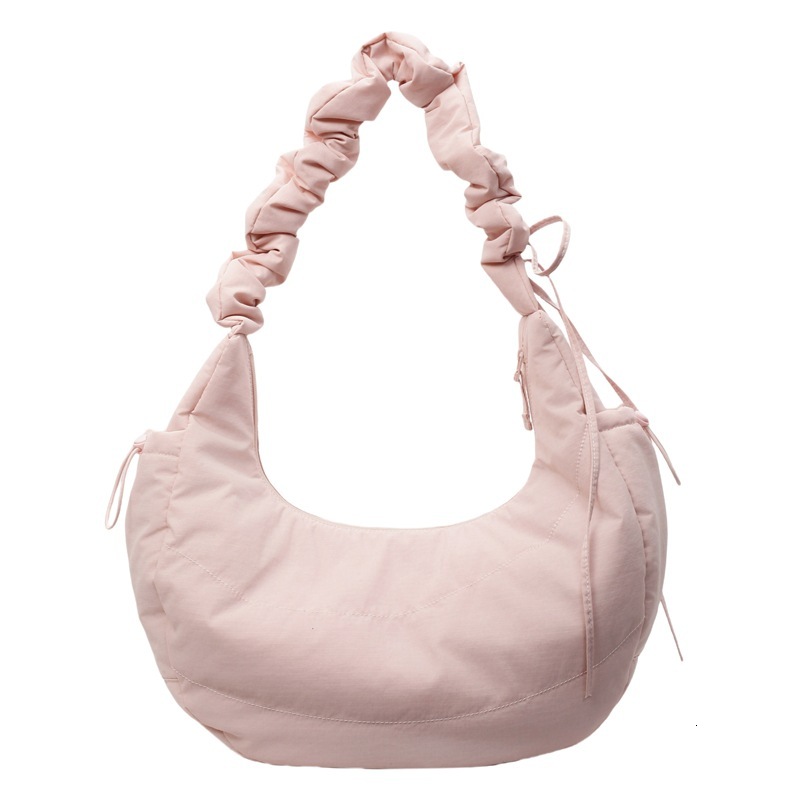 Free shipping designer Hot-Selling Commuter Dumpling Bag Large Capacity 2025 New Simple Fashion Shoulder Bag Pleated Crossbody Bag for Women