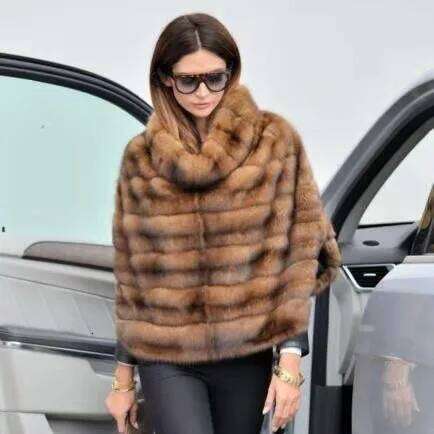 European and American Cross-border Young Women's Clothing Imitation Fox Fur Jacket Environmentally Friendly