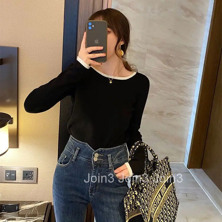 T Shirts Female Long Sleeve Tees Kpop Clothes Y2k High Quality Sexy Top Women Cheap Cute Sale Causal Grunge Designer Pulovers Xs