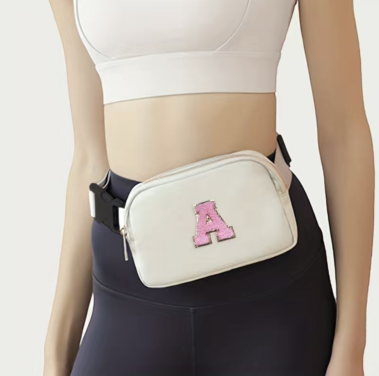 Free Shipping 2025 New Designer Bag Casual High-quality Shopping Bag Nylon Letter Women's Fashionable Waist Bag Running Adjustable Shoulder Strap