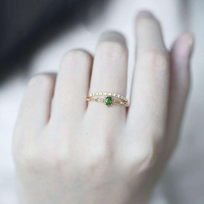 Glorious Goddess of Translucent Multi-layer Ring for Women, Ins Style, Ultra Exquisite and Luxurious