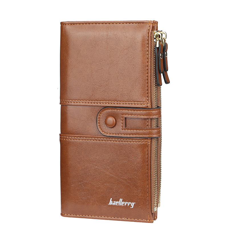 Free Shipping Designer Baellerry New Women's Long Buckle Wallet Multifunctional Luxury Bag Fashion Phone Bag Korean Style Zipper Coin Purse