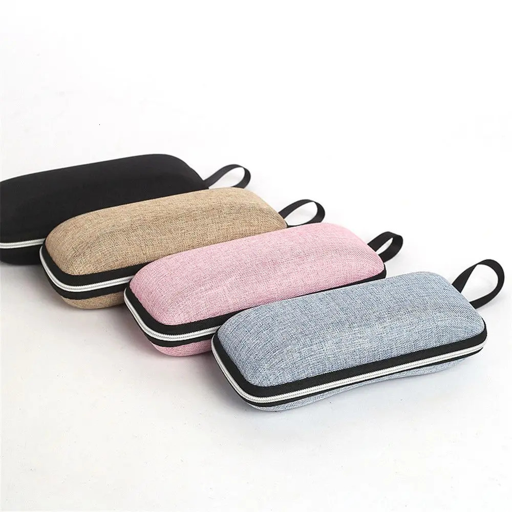 Fashion Portable Zipper Eyeglasses Case Glasses Box Glasses Holder Eyeglasses Accessories 250617