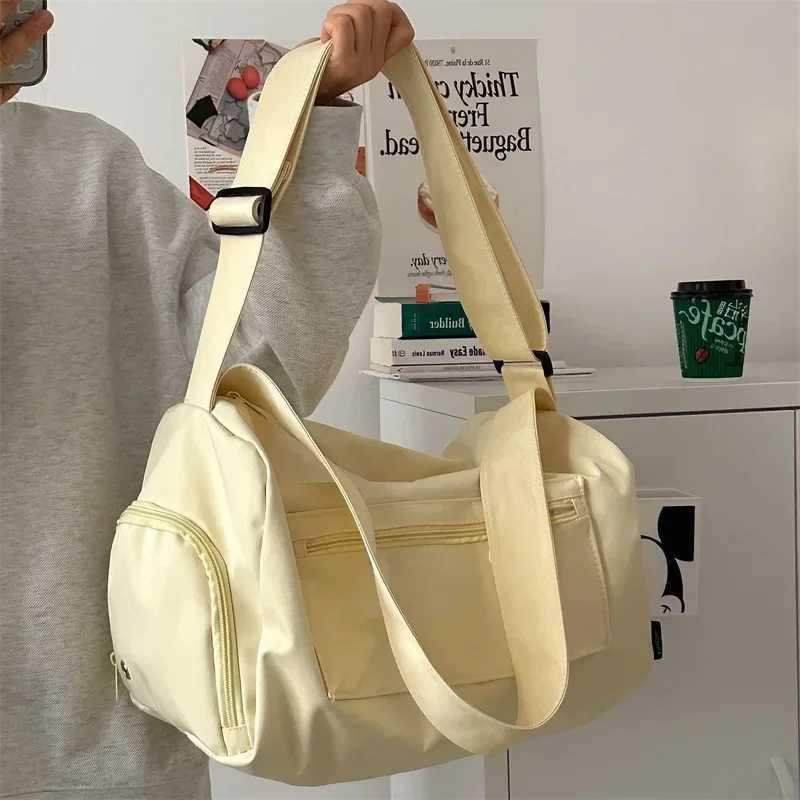 Women Sports Yoga Travel Large Crossbody Tote Bags Fashion Handbag Canvas Shoulder Messenger Bag Satchels Woman W250618