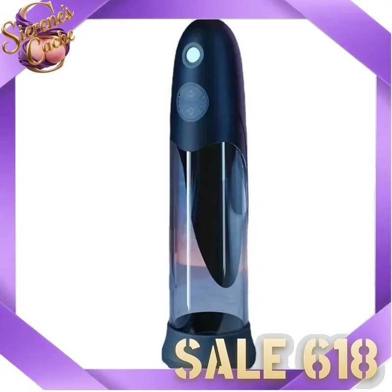 SCElectric Penis Pump Penis Enlargement Vacuum Pump for Men Penis Extender Cock Endurance Trainer Male Masturbation Adults Sex T W250618