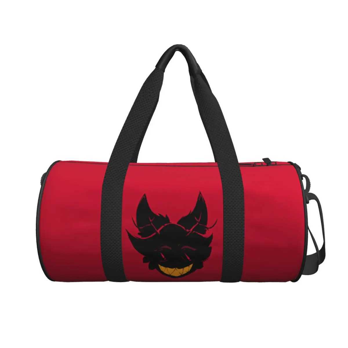 H-Hazbin H-Hotel Round Large Capacity Travel Duffel Bag Tote Large Capacity Weekender Gym Sport Holdall W250618