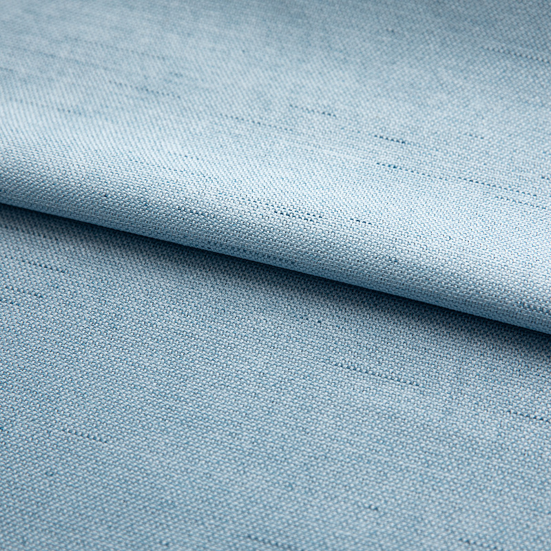 T0038 modern simple new thickened cotton and linen meteor linen blackout curtain Amazon solid color hotel project factory direct supply
