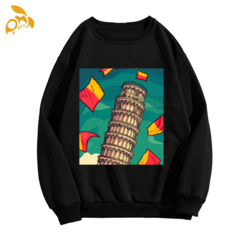 Free Shipping Men's sweatshirt, men's Gothic printed super large hip-hop sweatshirt women's retro sweatshirt Trendy comfortable street 