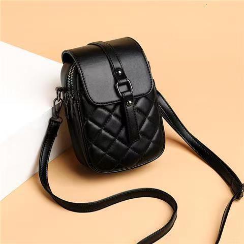 Free Shipping For Designers Wholesale Women's Phone Bag 2025 Winter Luxury Bag New Fashion Single Shoulder Crossbody Small Bag Embroidered Quilte