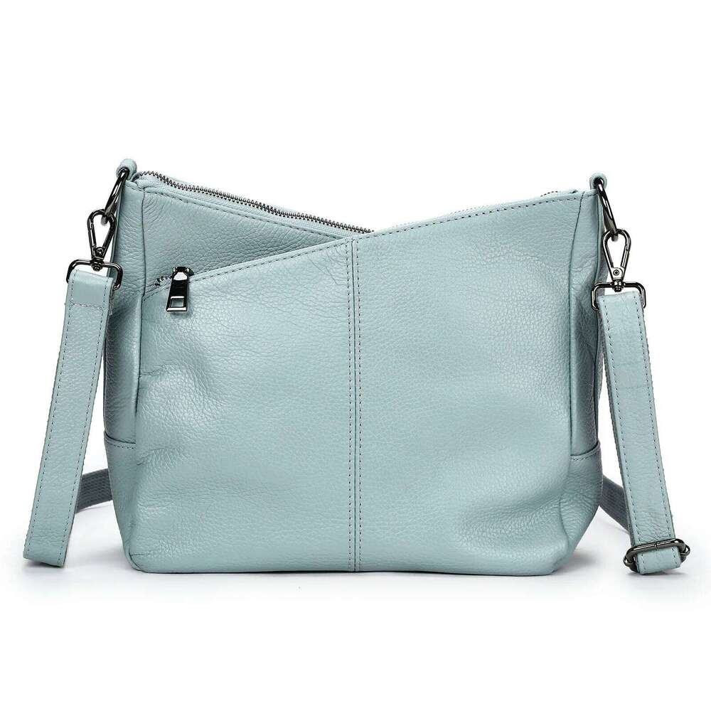 2025 Genuine Leather Niche Design Women's Crossbody Fashion Simple Shoulder Bag Daily Handbag Korean Style Versatile Bag