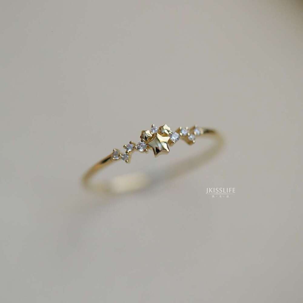 Unique Design Fashion Classic Versatile Five-Pointed Full Sky Star Ring New Model