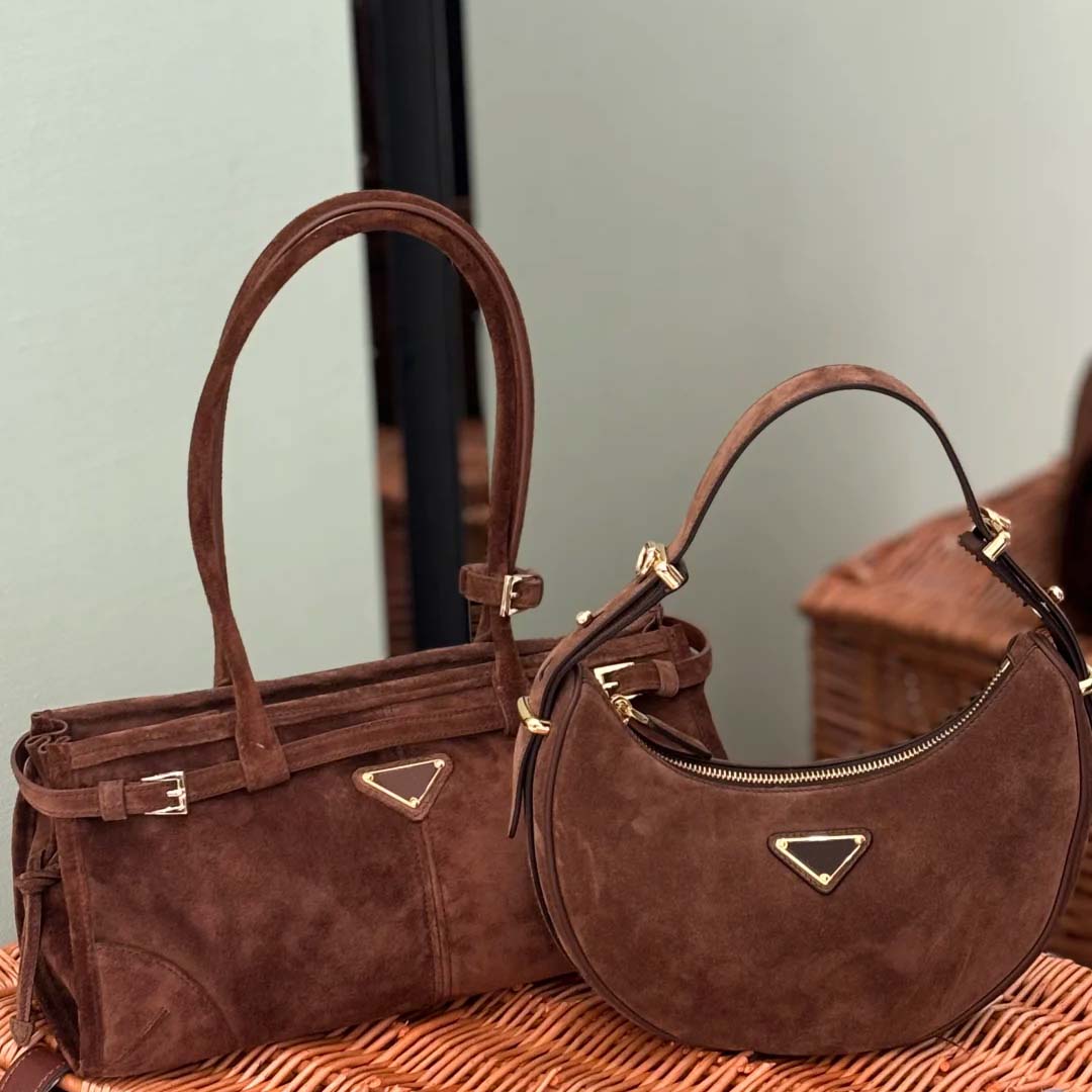 Tote Bag Large Shoulder Bag Designer Bag 2025 Suede Hobo Purse Bucket Baguette Y2K Handbag Big Capacity Fashion Fall Winter Brown Soft Plush