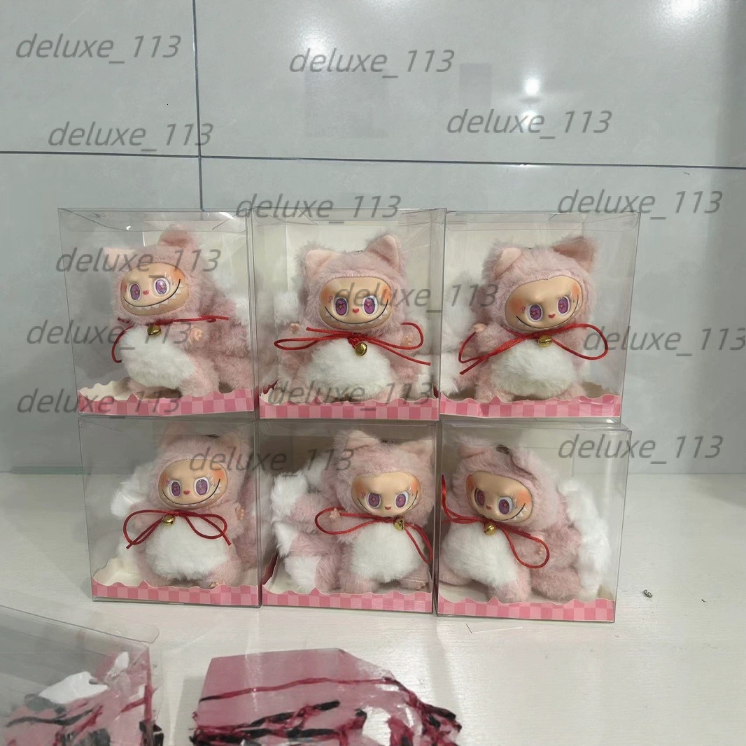 Nine-Tailed Fox LABUBU Bubble Labubu Mart Aron Plush Pendant Vinyl Doll Toy