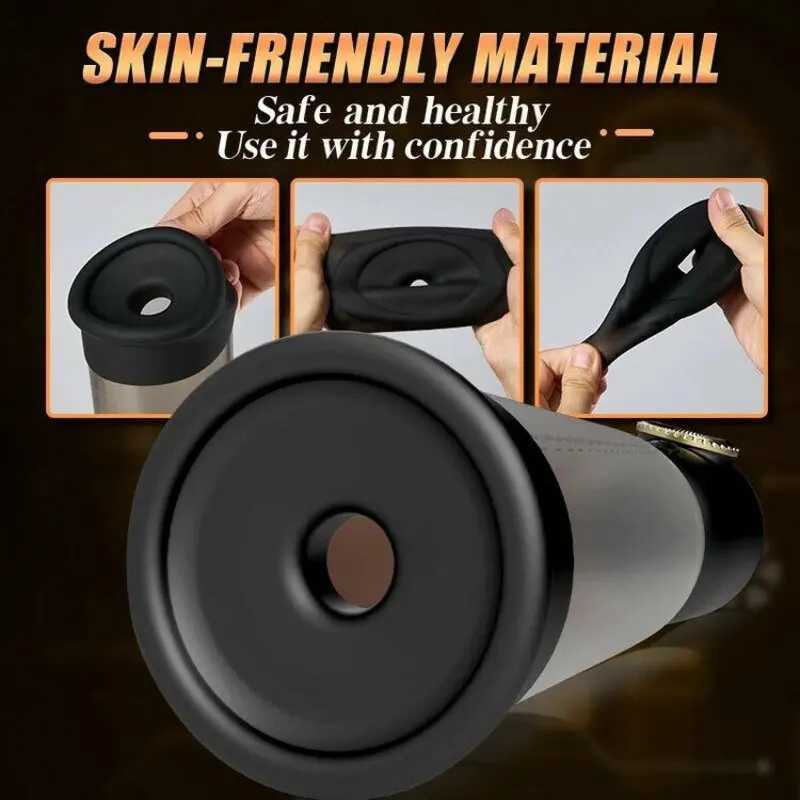 HESEKS Automatic Penis Pump 2 In 1 Stretching Vacuum Sucking Male Masturbation Cup Penis Enlargement Extender Sex Toys for Men W250618