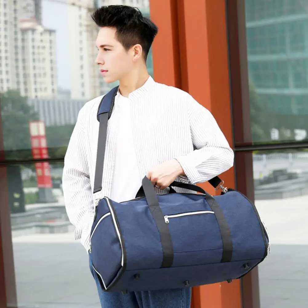 Business Suit Bag Waterproof Oxford Cloth Suit Storage Bag for Business Travel with Capacity Foldable Design Ideal for Garment W250618