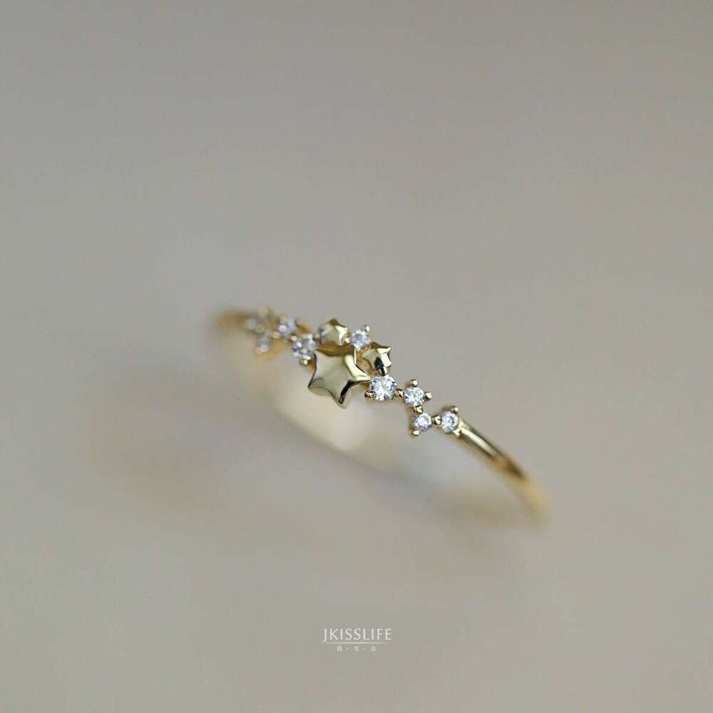 Unique Design Fashion Classic Versatile Five-Pointed Full Sky Star Ring New Model