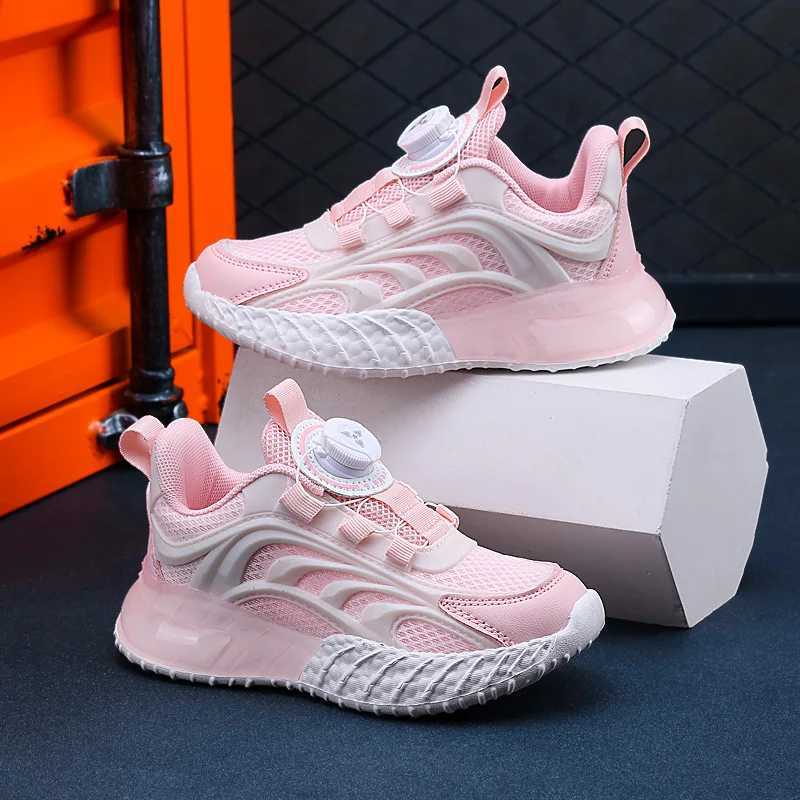 Children Sneakers Kids Shoes For Girl Sport Tennis Casual Running Shoe Boys Mesh PU Leather Tennis Outdoor Sneaker Z250618