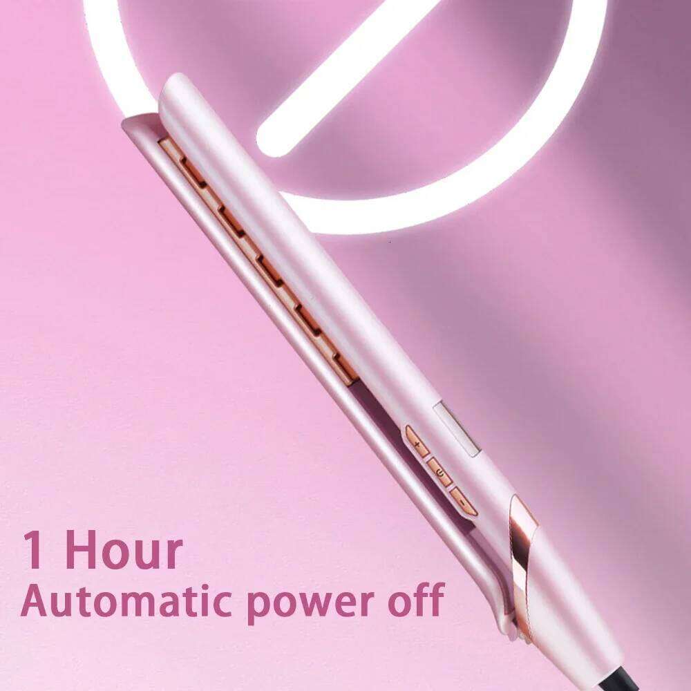 Fluffy Hair Crimping Iron Ceramic Corrugation Crimper LCD Display Adjustable Temperature Volumizing Curler Styling Tools
