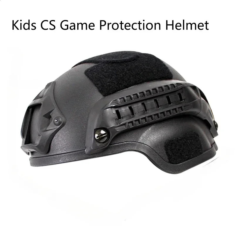Kids MICH2000 Helmet Childrens CS War Game Lightweight Protective Helmets Outdoor Sports Combat Safety Tactical Gear 250611