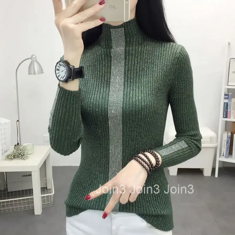 Fall Basic Womens Knit Sweater Hot Sale Winter Casual Warm Fashion 2025 Ladies Pullovers Clothing Sales New Knitwear Outerwears