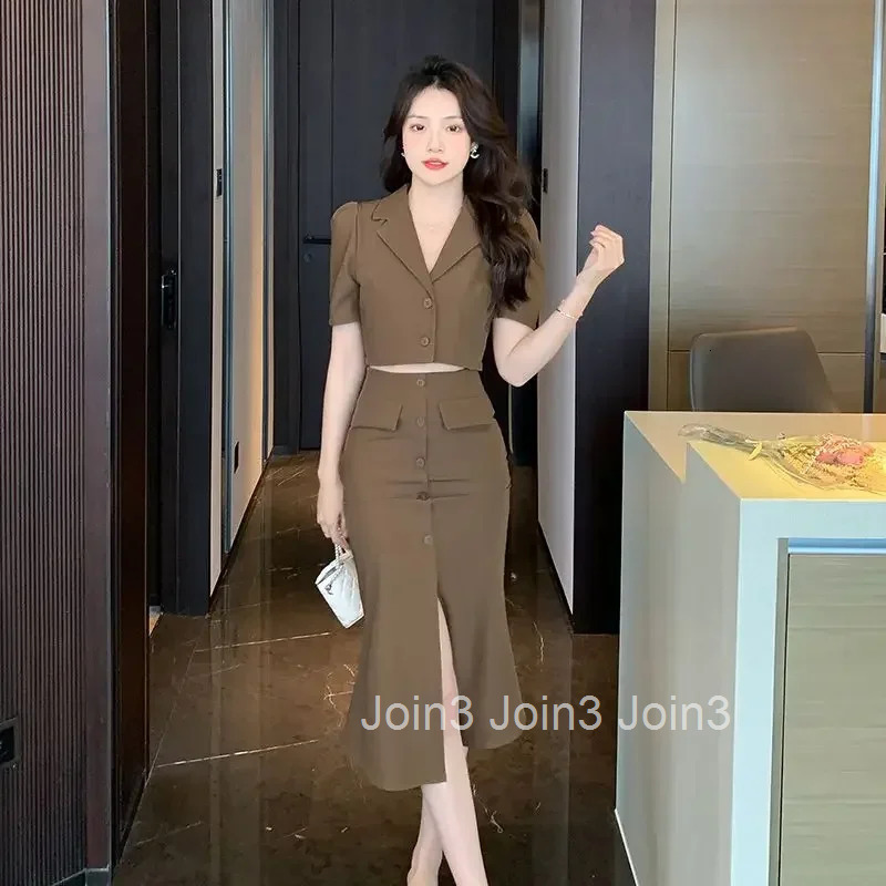 Top and Bottom Woman Outfit Skirt Elegant 2 Pieces Sets for Women Promotion Chic Elegant Streetwear Summer Full Fashion Vintage