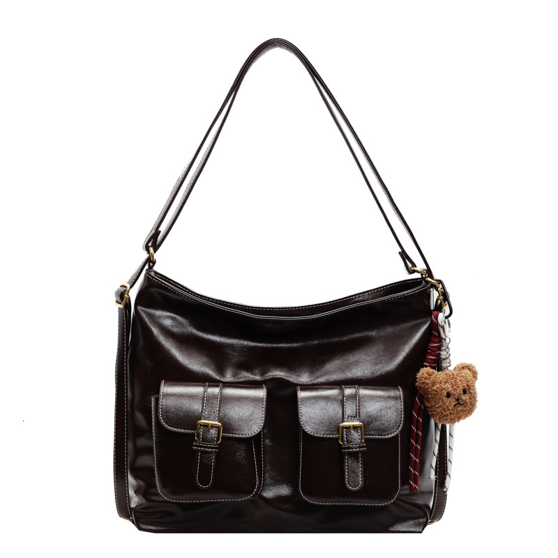 Free shipping designer Bag Versatile Commuter Multi-pocket Backpack Women Bag 2025 New Vintage Fashion Single Shoulder Bag Large Capacity Work Tote Ba