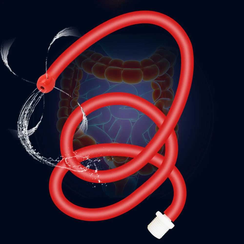 50/100cm Hose Anal Washer Women Vaginal Shower Butt Plug Men Enema Douche Pipe Erotic Adults Games Sex Toys For Couples W250618