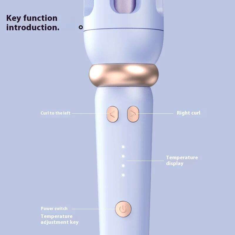 Automatic Curler 28mm Negative Ions Electric Ceramic Hair Stick Rotating Curl Waves Anti-Tangle Curling Iron Styler