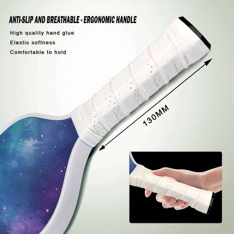 Pickleball paddle, high-quality fiberglass cricket, squash and tennis racket, anti-slip grip, super durable, meet USAPA standard