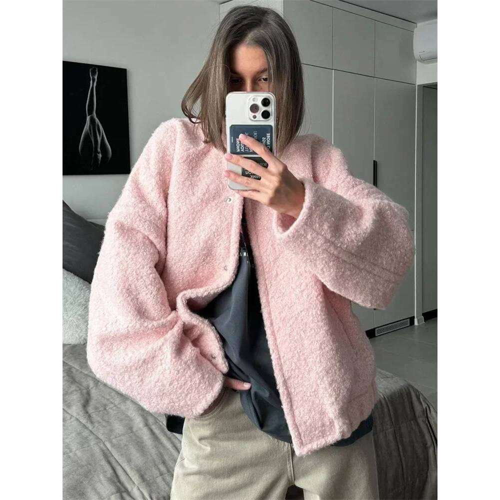 Tossy Winter Casual Sweater Jackets For Women Long Sleeve Loose Patchwork Fashion Solid Cardigan Coat Female Streetwear Outwear