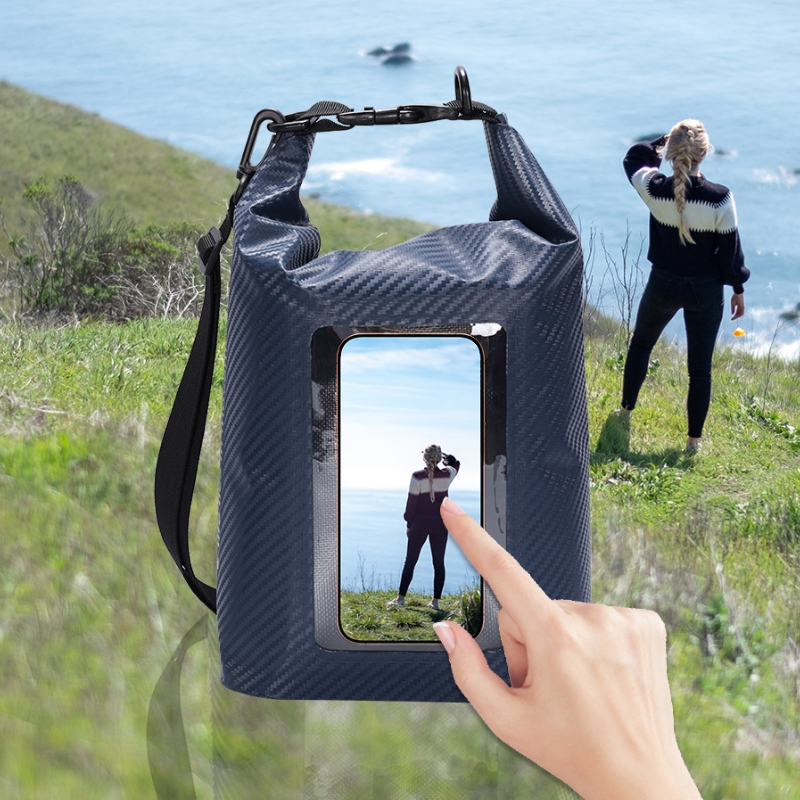 5L Swimming Pack Waterproof Portable Cellphone Bag Large Capacity Mobile Phone Case Diving Surfing Bags Phone Waterproof Pouch Cover Underwater Swimmi