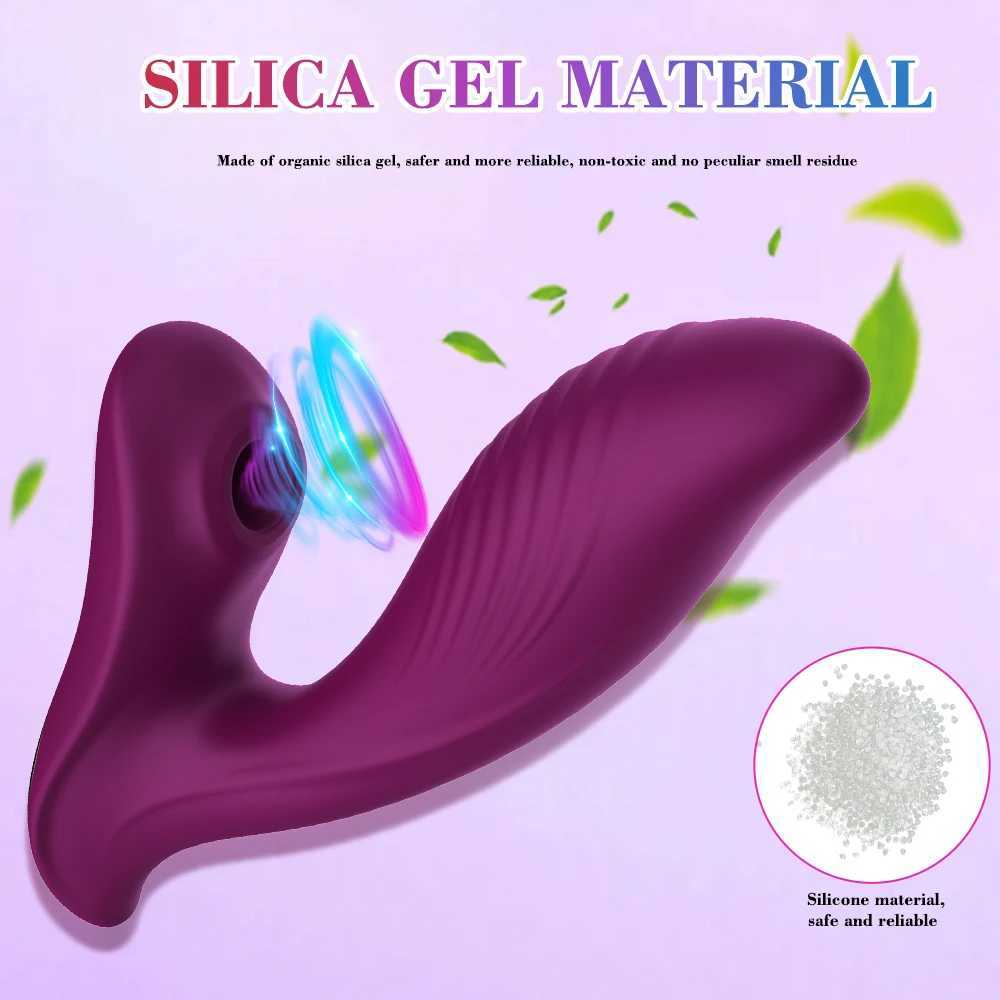 2 in 1 Sucking G-spot Vibrator for Women Clit Sucker Oral Sex Suction Clitoris Stimulation Female Masturbation Erotic Sex Toys W250618