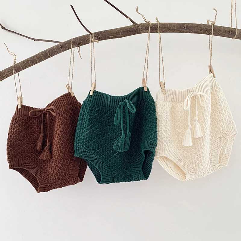 Baby Knitted PP Shorts Toddler Girl Boys Spring Knitted Bloomer European American Sle Fashion Baby Bloomers Kid Bottoms KoreaC250617
