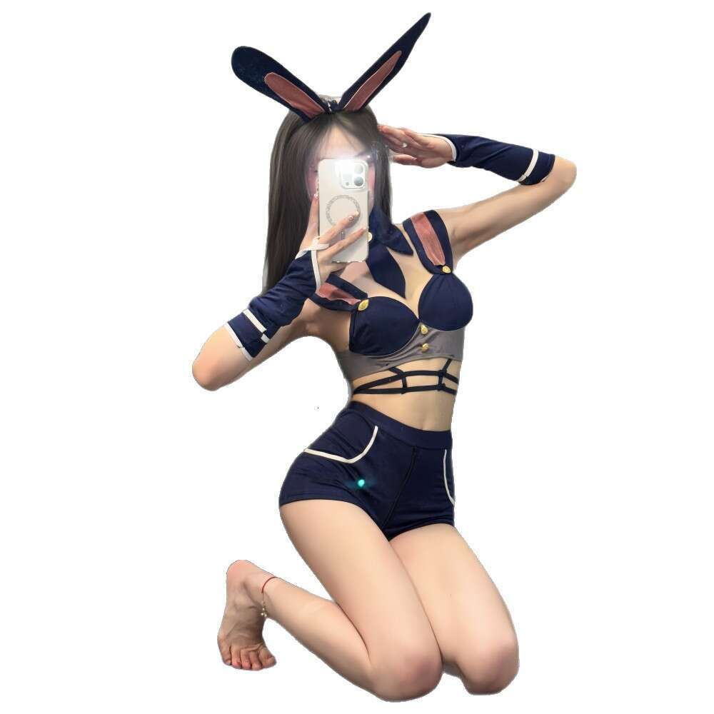 Sexy Lingerie Lingerie Bunny Police Uniform Sexy Nightdress Pure Desire Open Crotch No Need To Take Off Temptation Passion Female Abstinence Set Qqny 
