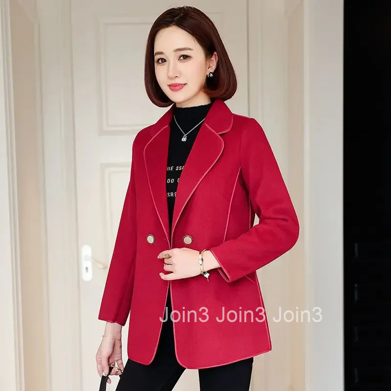 Short Womens Jackets Solid Color Loose Deals Elegant Sale Vintage Female Coat Luxury Harajuku Long Sleeve 2025 Trend Youthful