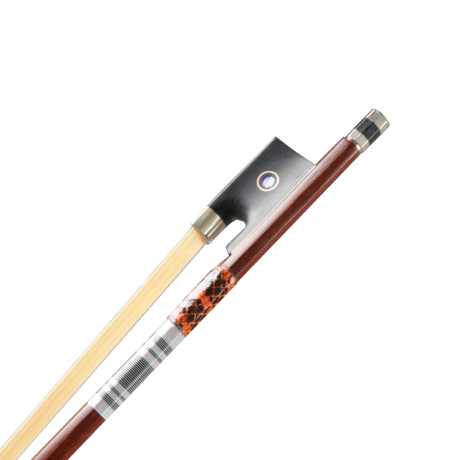 Full-sized, inexpensive octagonal solid wood violin bow for beginners