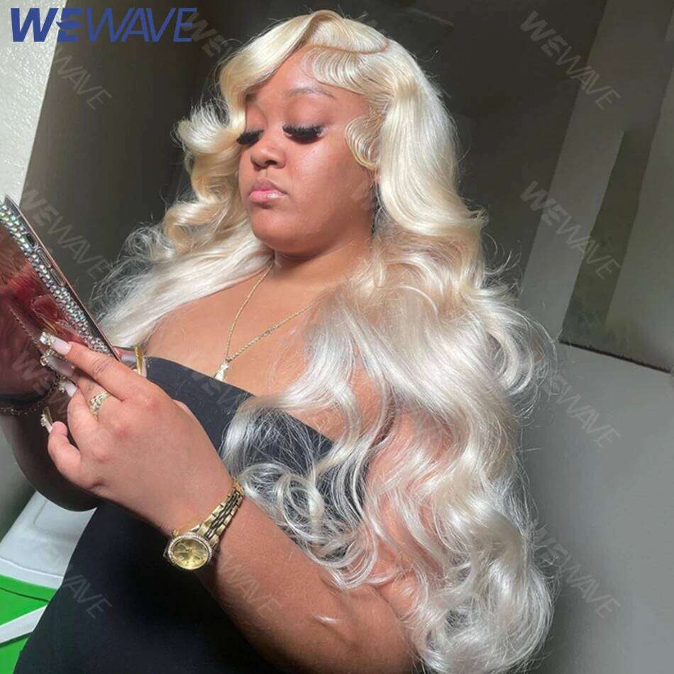 613 Blonde Body Wave 13X6 Frontal 13X4 Front Human Hair Hd Lace Wig For Women