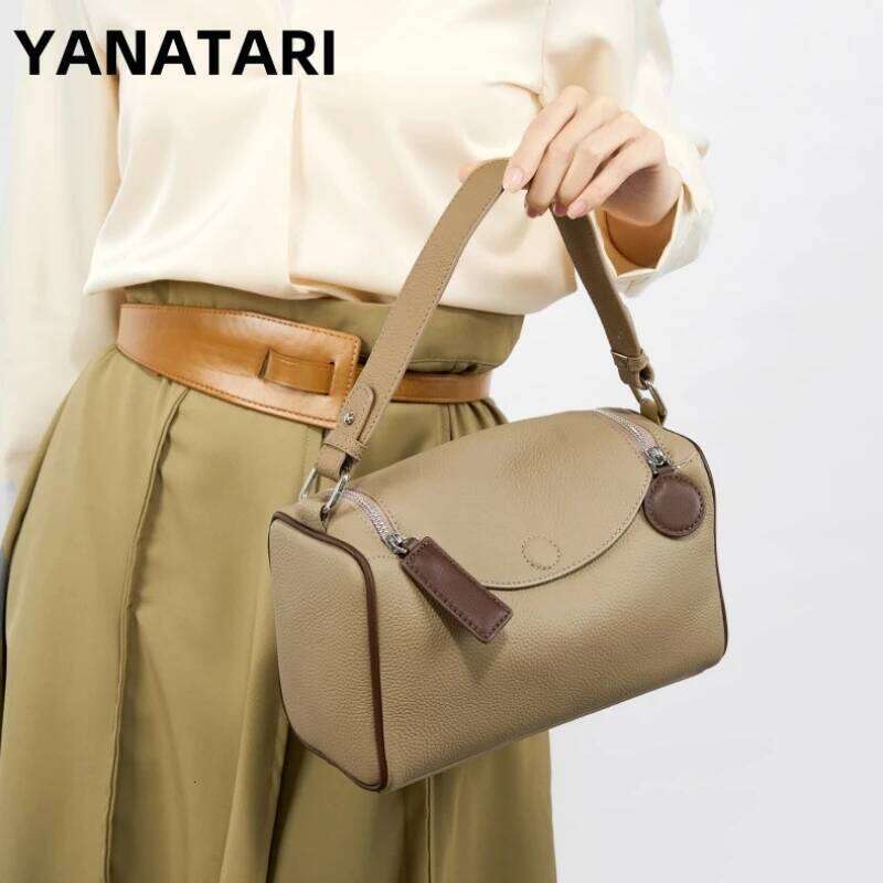 YANATARI Handbags Female Crossbody Soft Shoulder Bag Women Bags New Fashion 2025 Genuine Cowhide Leather