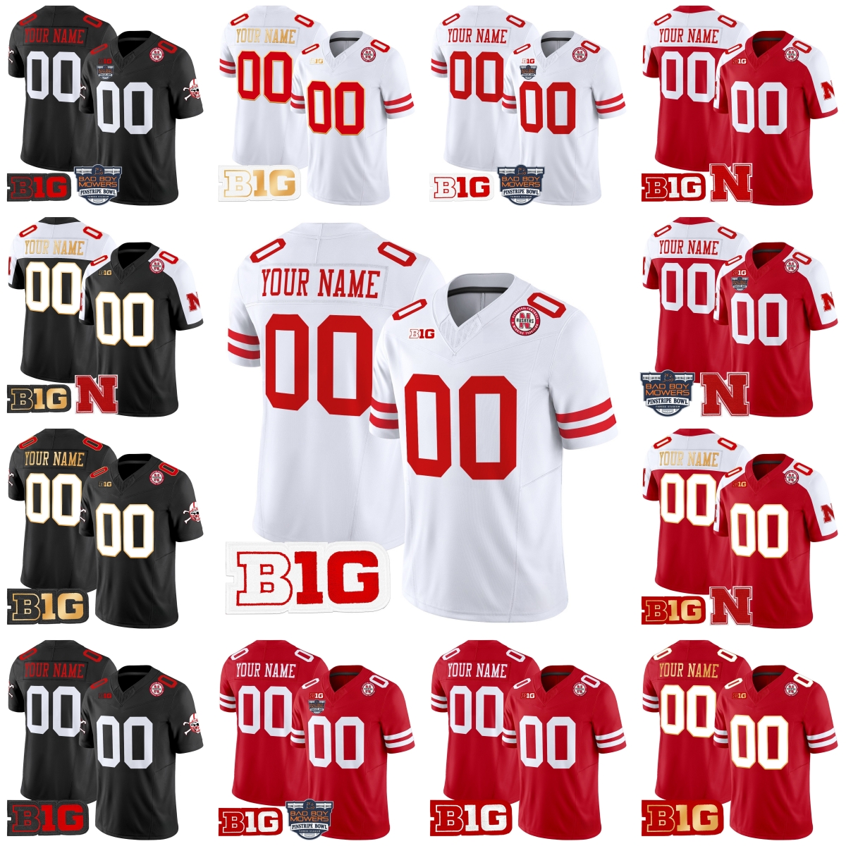 15 Raiola Custom Nebraska Cornhuskers College Football Jersey