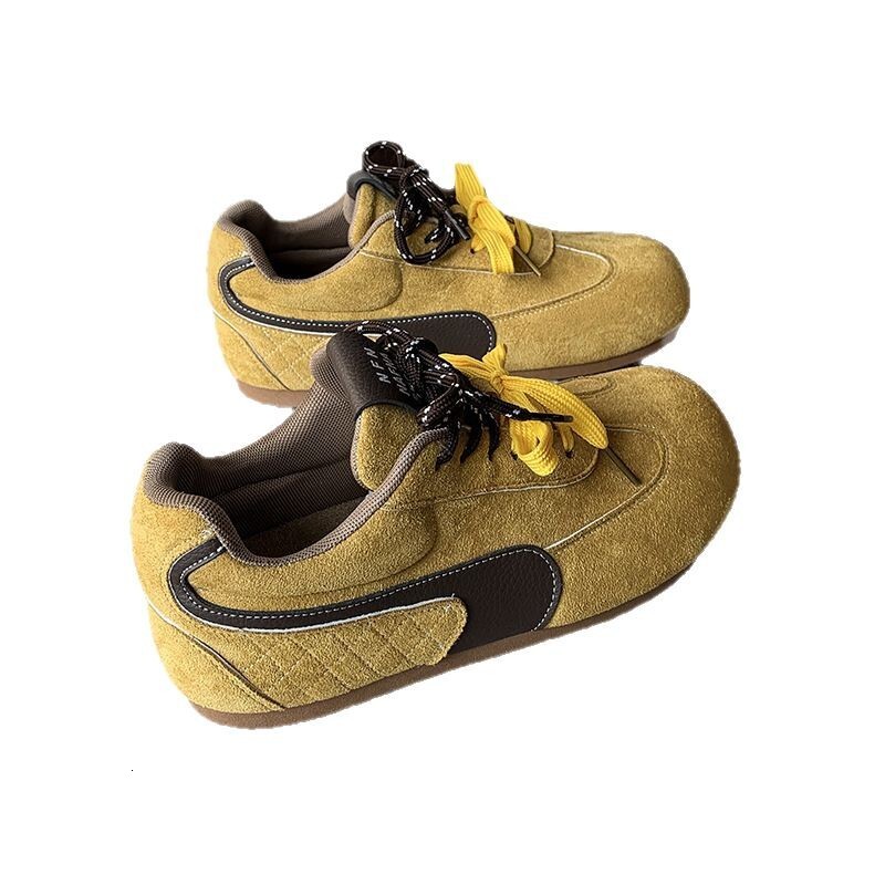 Ins Korean Style New Agan for Women 2025 Spring Student Sports Running Casual Thick Sole German Training Shoes ddmythur