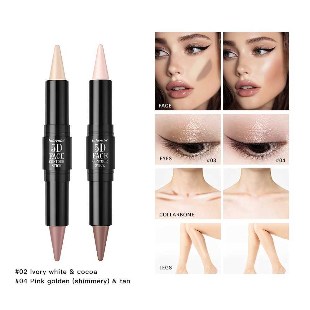 Contouring Stick with Double-headed Multi-use Contour Stick Contouring Foundation Contour Makeup Concealer Stick Pencil Cosmetic XJ250618