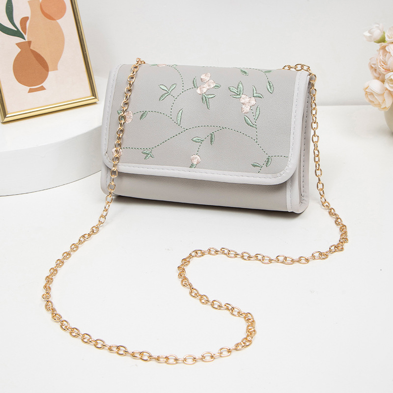 Free Shipping 2025 New Designer Bag Fashionable Embroidered Small Square Bag Multifunctional High-quality Shopping Bag High-end Women's Shoulder 