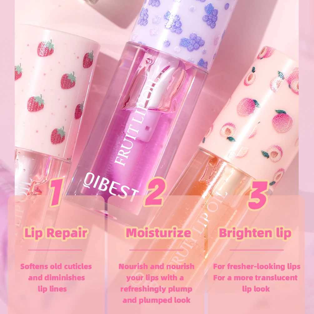 QIBEST Lip Oil Balm Set Glossy Lip Gloss Moisturizing Makeup Tinted Lip Plumping Mirror Lip Glaze Lip Glow Oil Lips Cosmetic Kit XJ250618