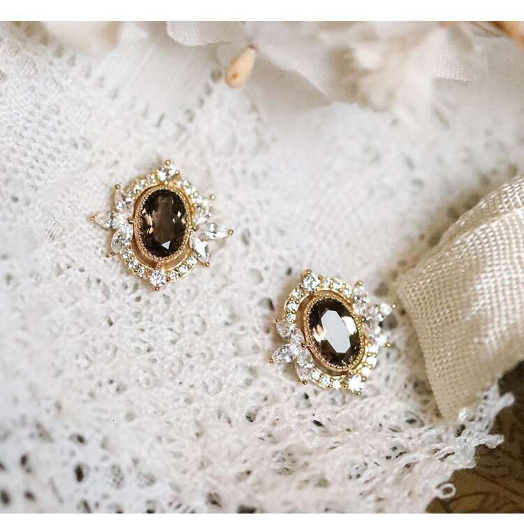 "Marie de Pompadour" Bestselling Exquisite Natural Citrine Plated Light Earrings