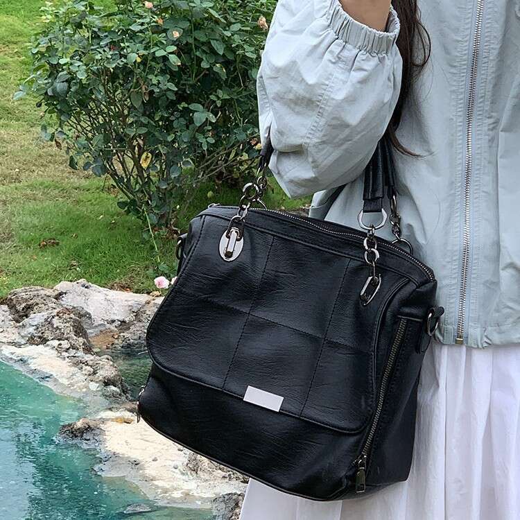 New High-Quality Texture for Women, Large Capacity 2025 New Fashion Versatile Soft Leather Crossbody Bag, Handheld Commuter Tote Bag