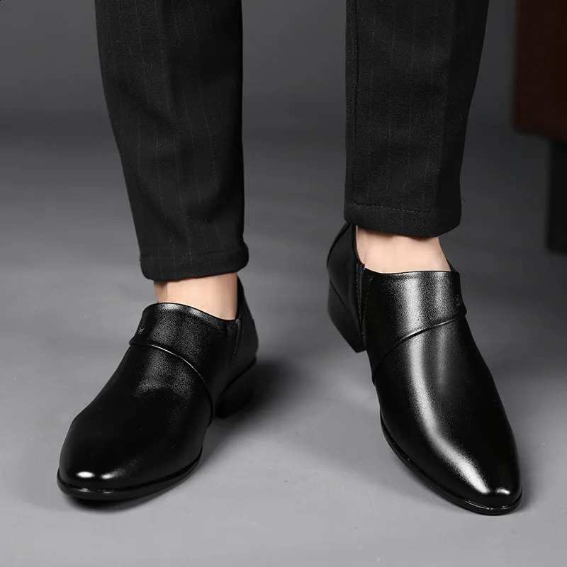 Oxfords Leather Shoes for Men Big Size 3850 Dress Business Party Wedding Office Work Shoe 2025 Loafers 250612