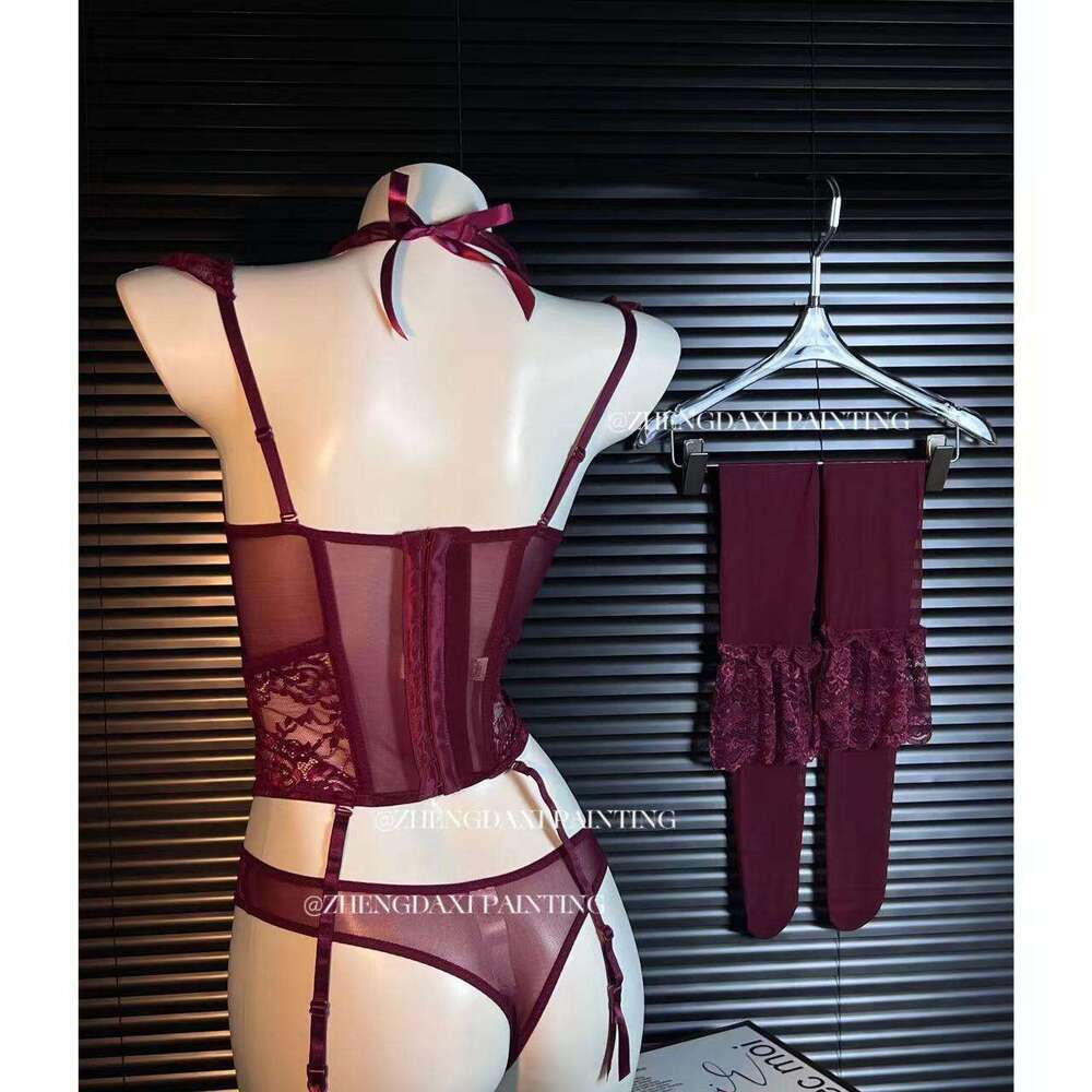 Sexy Lingerie Gemon Lingerie Sexy Push-Up Corset Dragon Bone Vest Underwire Bra Pad Two-Piece No-Removal Set Women Lingerie